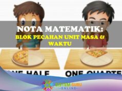 Nota Matematik : Blok Pecahan Unit Masa dan Waktu nota matematik blok pecahan unit waktu dan masa