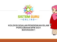 KOLEKSI SOALAN PENDIDIKAN ISLAM PERCUBAAN SPM 2021 BAHAGIAN 1