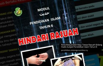 Nota Masyarakat Maju Tanpa Rasuah Bidang Hadis Subjek Pendidikan Islam Tahun 6