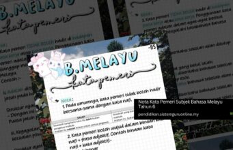 Nota Kata Pemeri Subjek Bahasa Melayu Tahun 6
