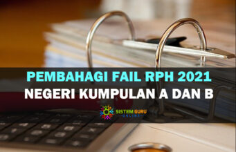 Pembahagi Fail Rancangan Pengajaran Harian Negeri Kumpulan A & B 2021 divider rph
