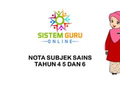 NOTA SUBJEK SAINS TAHUN 4 5 DAN 6