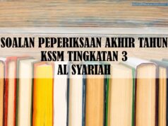 SOALAN PEPERIKSAAN AKHIR TAHUN KSSM TINGKATAN 3 AL SYARIAH