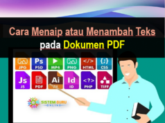 Cara Menaip atau Menambah Teks Pada Dokumen PDF tambah teks pdf 1