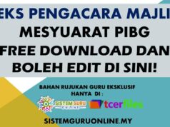 Teks Pengacara Majlis Mesyuarat PIBG Free Download Dan Boleh Edit Di Sini!