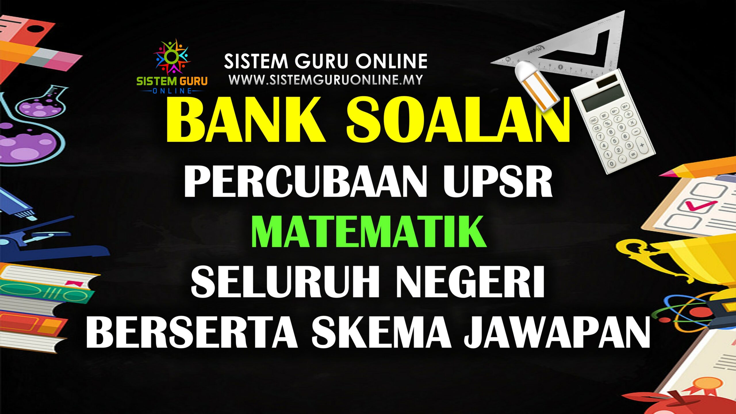 Bank Soalan Percubaan UPSR Matematik Seluruh Negeri Berserta Skema ...