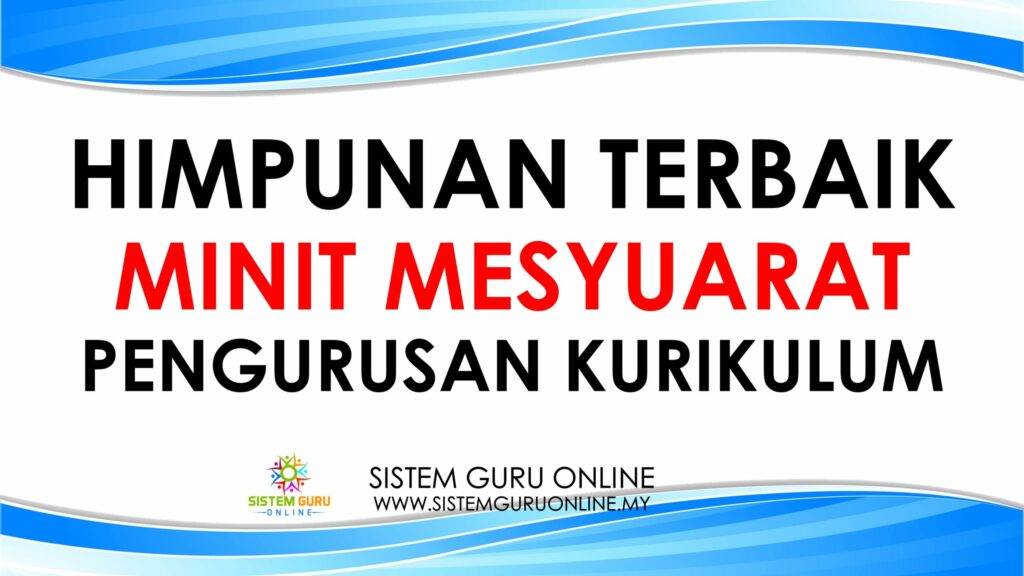 Himpunan Minit Mesyuarat Pengurusan Kurikulum - Download RPH RPT SOALAN ...