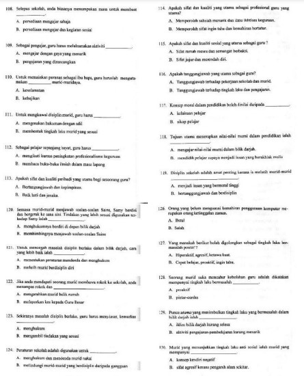Contoh Soalan UKCG dan Tips Untuk Lulus Ujian