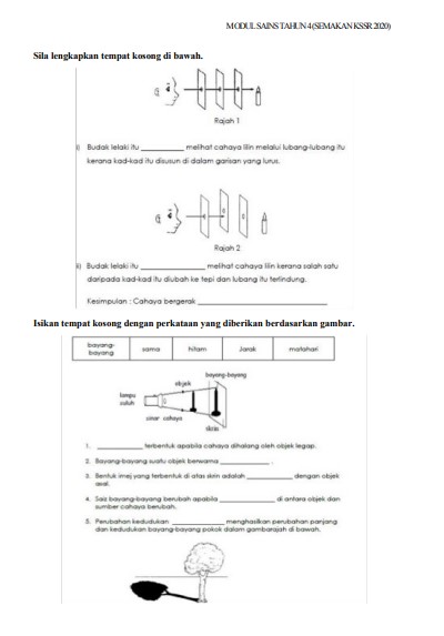 Bahan Ujian Akhir Sesi Akademik UASA Sains Tahun 4 - Download RPH RPT ...