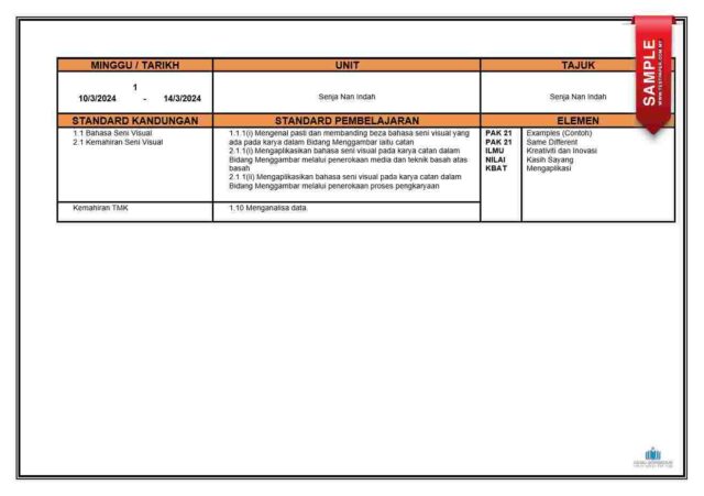 Bahan PDF RPH Pendidikan Seni Visual Tahun 4 Untuk Guru - Download RPH ...