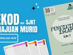 Excel Borang Kemajuan Murid Rekod PBD Pendidikan Islam SJKT Darjah 1 hingga Darjah 6 Rekod PBD Pendidikan Islam SJKT