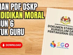 Muat Turun PDF DSKP Pendidikan Moral Tahun 6 DSKP Pendidikan Moral Tahun 6