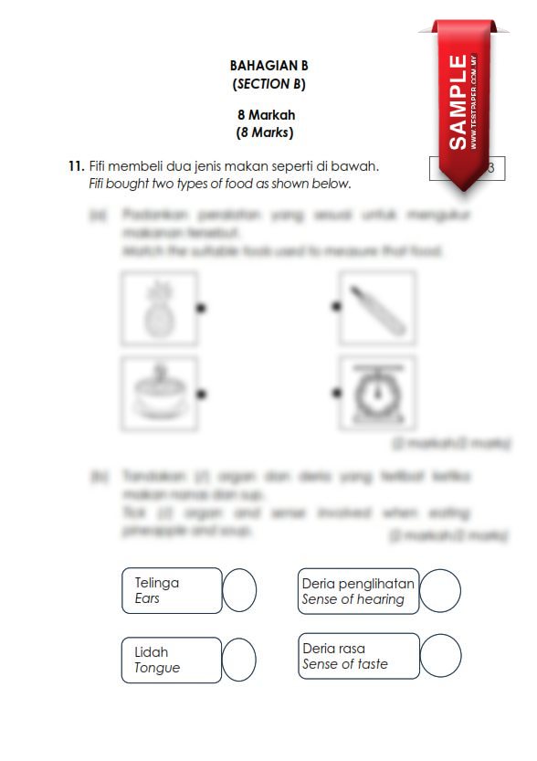 Muat Turun Contoh Soalan Ujian Sumatif Sains Tahun 2 Penggal 1 Terbaru