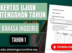 Dapatkan Kertas Ujian Pertengahan Tahun BI Tahun 1 PDF yang Sangat Amazing BAHAN UJIAN PERTENGAHAN TAHUN BI TAHUN 1