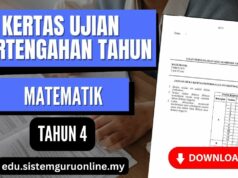 Download Kertas Ujian Pertengahan Tahun Matematik Tahun 4 PDF yang Sangat Best Ujian Pertengahan Tahun Matematik Tahun 4