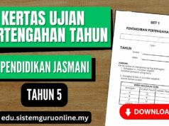 Download Ujian Pertengahan Tahun Pendidikan Jasmani Tahun 5 PDF Sekolah Rendah Ujian Pertengahan Tahun Pendidikan Jasmani Tahun 5