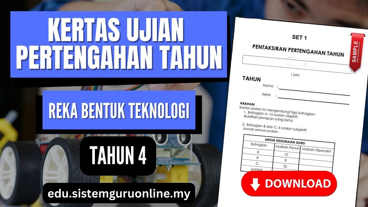 Kertas Ujian Pertengahan Tahun RBT Tahun 4 PDF Sekolah Rendah ...