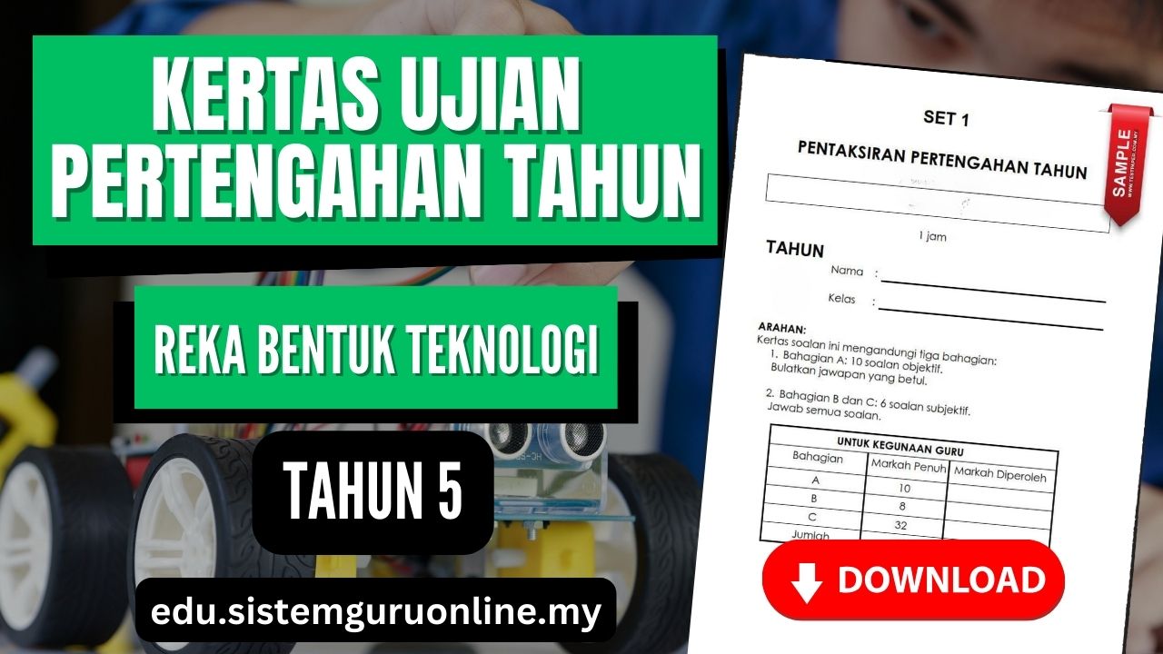 Kertas Ujian Pertengahan Tahun RBT Tahun 5 PDF Sekolah Rendah ...