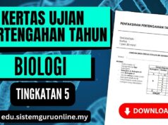 Download Kertas Ujian Pertengahan Tahun Biologi Tingkatan 5 PDF Sekolah Menengah Download Kertas Ujian Pertengahan Tahun Biologi Tingkatan 5 PDF Sekolah Menengah