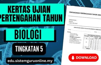 Download Kertas Ujian Pertengahan Tahun Biologi Tingkatan 5 PDF Sekolah Menengah Download Kertas Ujian Pertengahan Tahun Biologi Tingkatan 5 PDF Sekolah Menengah