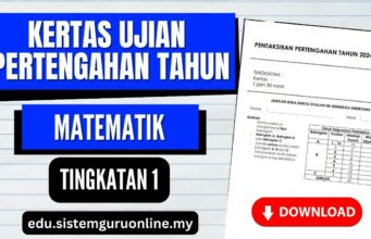 Download Kertas Ujian Pertengahan Tahun Matematik Tingkatan 1 PDF Sekolah Menengah Ujian Pertengahan Tahun Matematik Tingkatan 1