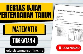 Download Kertas Ujian Pertengahan Tahun Matematik Tingkatan 4 PDF Sekolah Menengah Ujian Pertengahan Tahun Matematik Tingkatan 4