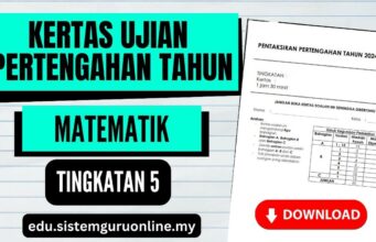 Download Kertas Ujian Pertengahan Tahun Matematik Tingkatan 5 PDF Sekolah Menengah Download Kertas Ujian Pertengahan Tahun Matematik Tingkatan 5 PDF Sekolah Menengah