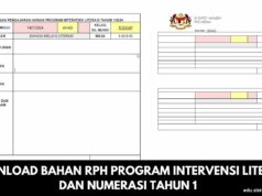 Download Bahan RPH Program Intervensi Literasi dan Numerasi Tahun 1 RPH Program Intervensi Literasi dan Numerasi Tahun 1