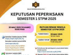 Tutorial 2 Cara Semak Keputusan Peperiksaan Semester 1 STPM 2025 Semak Keputusan Peperiksaan Semester 1 STPM
