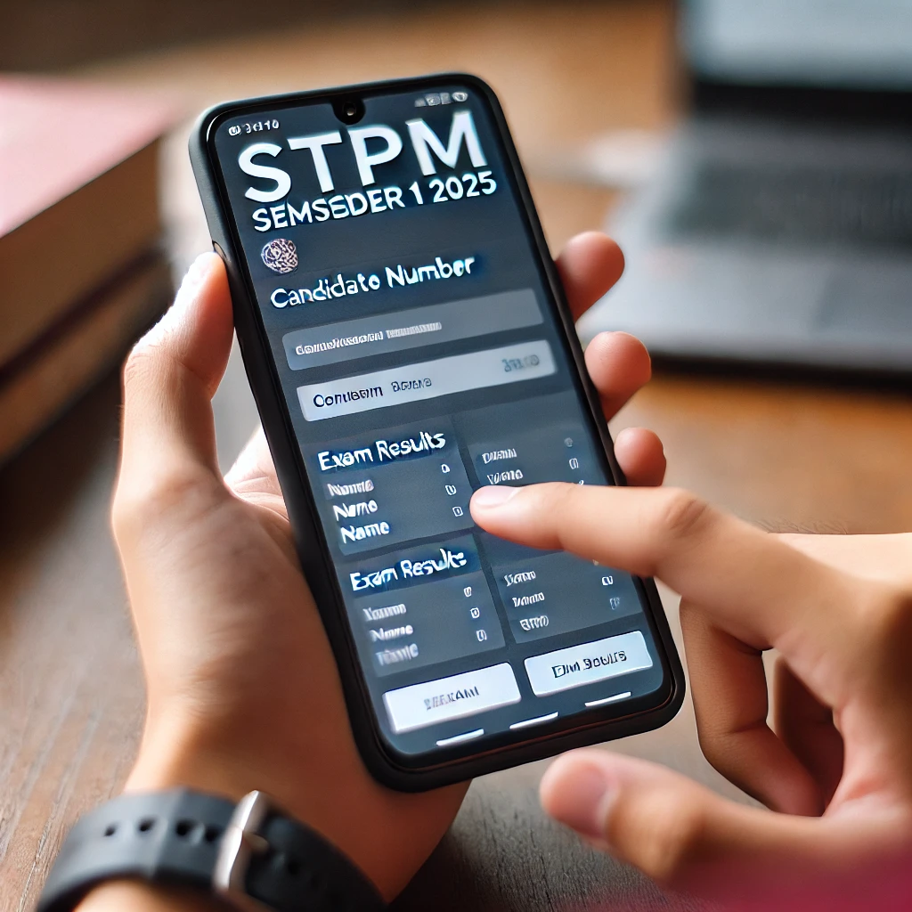 Majlis Peperiksaan Malaysia (MPM) telah mengumumkan bahawa keputusan Semester 1 STPM 2025 akan dikeluarkan pada 20 Mac 2025 (Khamis) jam 10:00 pagi. Calon yang menduduki peperiksaan ini boleh menyemak keputusan mereka melalui beberapa kaedah yang disediakan oleh MPM bagi memastikan akses yang mudah dan pantas.
