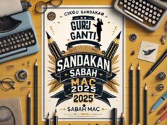 5 Kerja Kosong Guru Ganti DG9 di Sandakan Sabah Bagi Permohonan Mac 2025 Guru Ganti DG9 di Sandakan