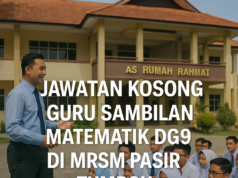 Jawatan Kosong Guru Sambilan Matematik DG9 di MRSM Pasir Tumboh 2025 jawatan kosong guru sambilan matematik dg9 di mrsm pasir tumboh 2025